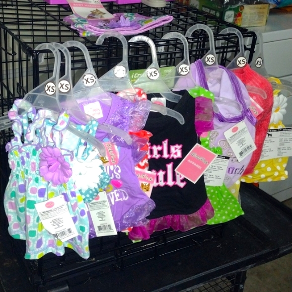 10 girl doggie dresses tanks sweaters harness